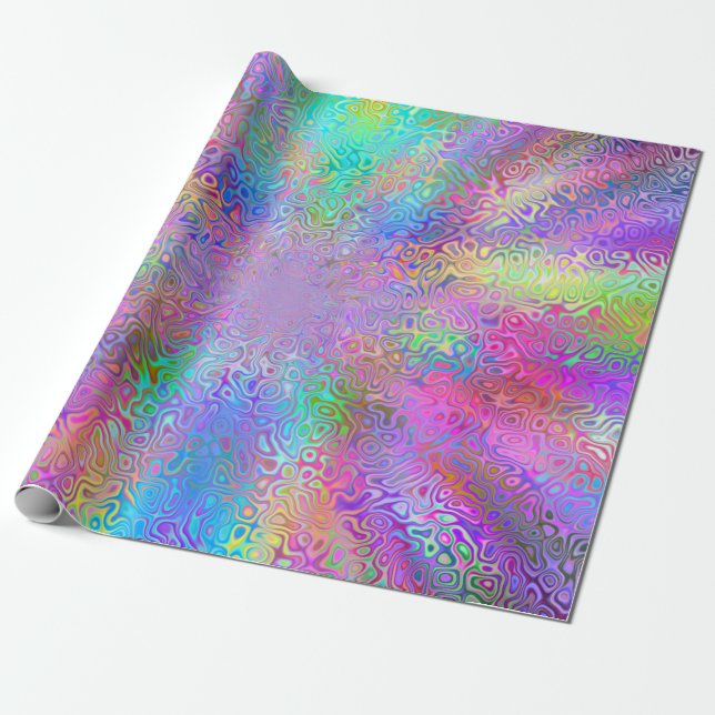 Rocket Rainbow Geschenkpapier (Ungerollt)