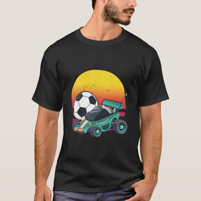 Rocket Rc Fußball Auto Liga T-Shirt (Vorderseite)