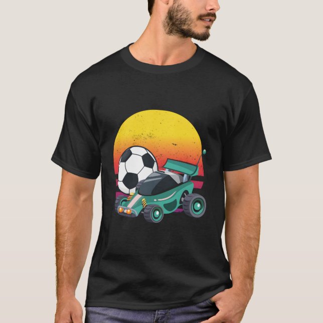Rocket Rc Soccer Car League T-Shirt (Vorderseite)