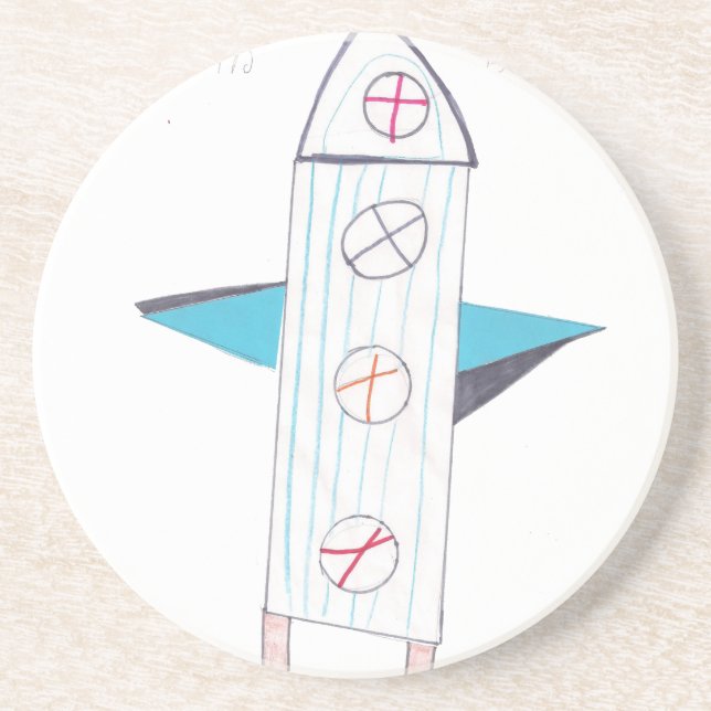 ROCKET SANDSTEIN UNTERSETZER (Vorne)