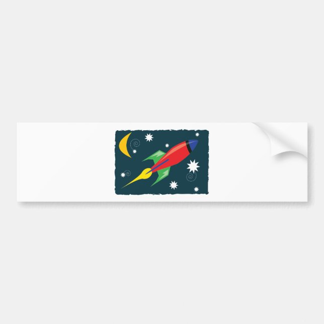 Rocket-Schiff Autoaufkleber (Vorne)