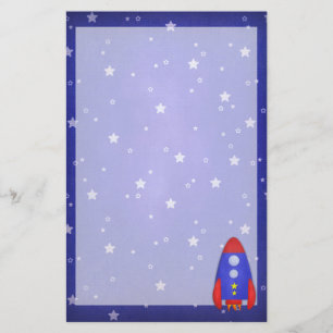 Rocket-Schiff stationär Briefpapier