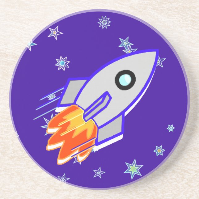 Rocket-Schiff Untersetzer (Vorne)