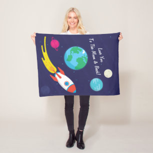 Rocket-Schiffs-Fleece-Decke Fleecedecke