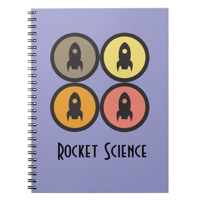 Rocket Science-Notebook Notizblock (Vorderseite)