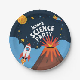 Rocket Science-Party-Kinder Pappteller