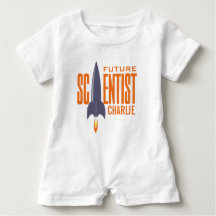 Rocket Scientist individuelle Name Babykleidung