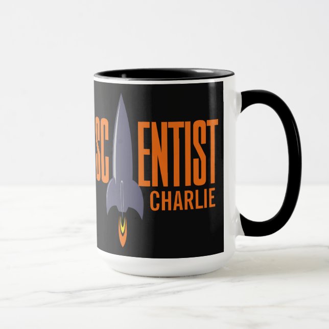 Rocket Scientist-individuelle Name-Tasse Tasse (Rechts)