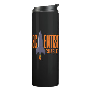Rocket Scientist individuelle Name tumbler Thermosbecher