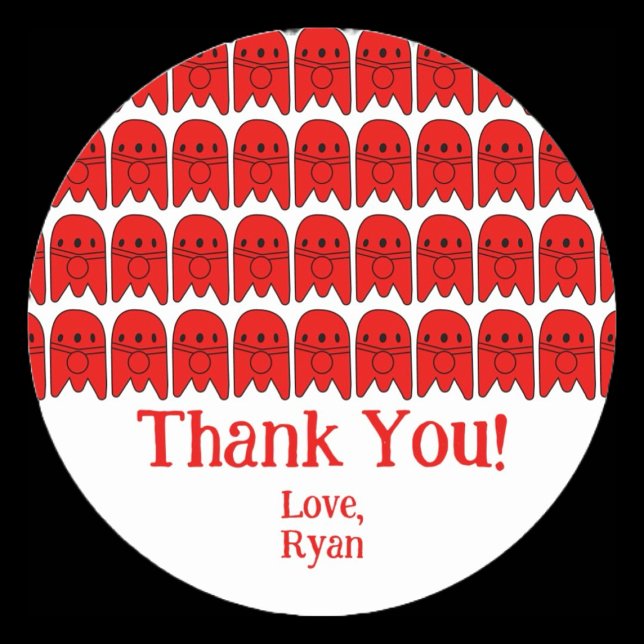 Rocket Ship Birthday Party Runder Aufkleber (Von Creator hochgeladen)