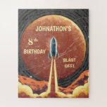 Rocket Ship Universe Planet Space Fun Puzzle<br><div class="desc">Das Jigsaw Puzzle von Birthday Rocket Ship Universe Planet Space ist ein tolles Geschenk zum Geburtstag. Personalisiere es.</div>