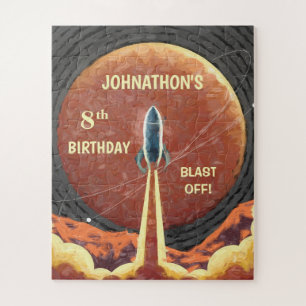 Rocket Ship Universe Planet Space Fun Puzzle