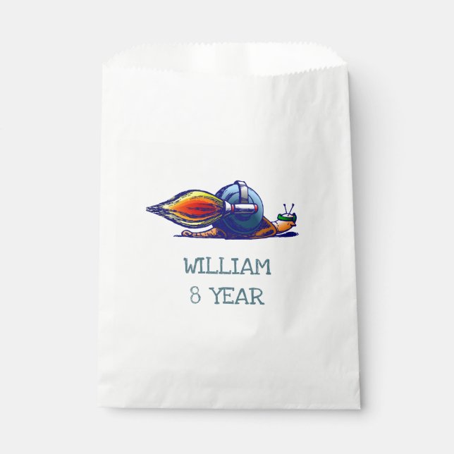 Rocket Snail Geschenktütchen (Vorderseite)