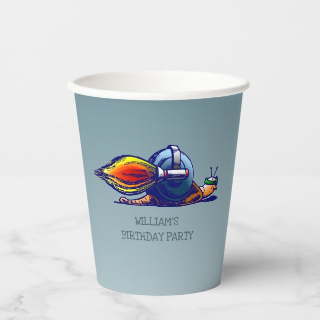 Rocket Snail Pappbecher (Vorderseite)