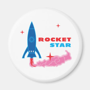 Rocket Star Magnet