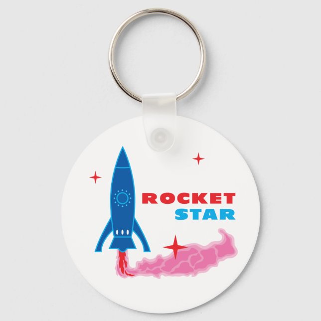 Rocket Star Schlüsselanhänger (Vorderseite)