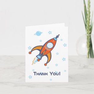 Rocket Thank You Card Dankeskarte