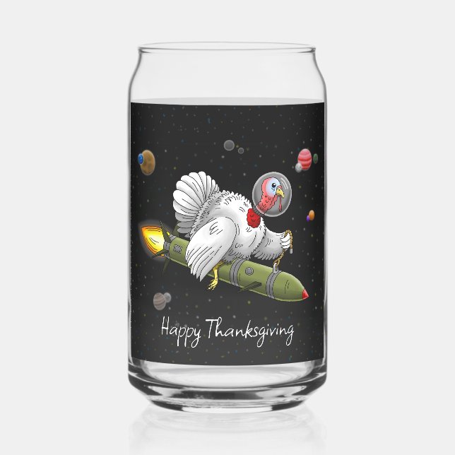 Rocket Turkey's Thanksgiving Journey Dosenglas (Vorderseite)