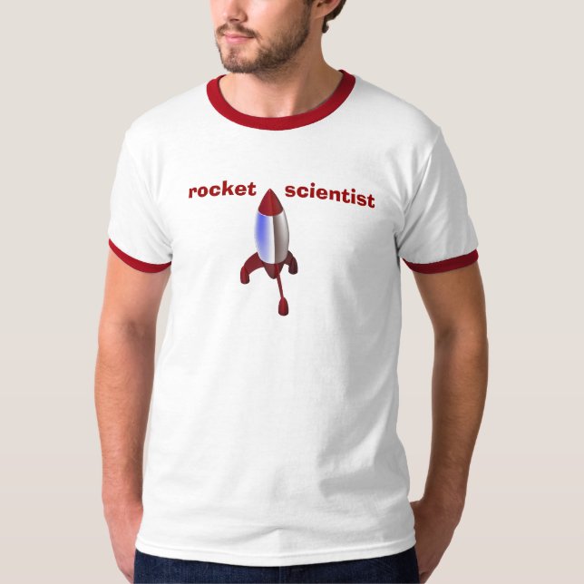Rocket-Wissenschaftler T-Shirt (Vorderseite)