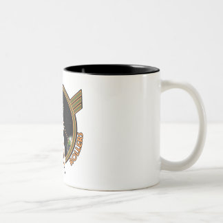 Rocketeer-Rollen-Tasse Zweifarbige Tasse