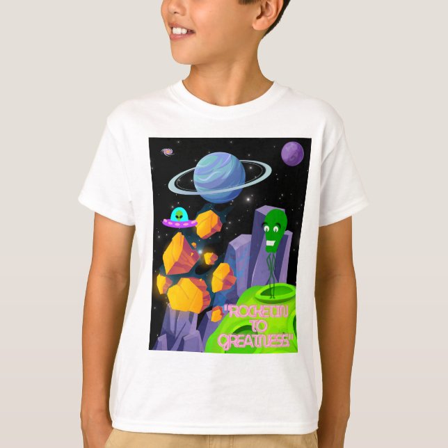 ROCKETING TO GREATNESS T-Shirt (Vorderseite)