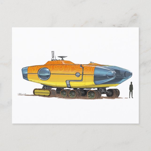 RocketLodge - Postkarte (Vorderseite)