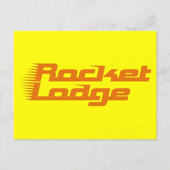 RocketLodge - Postkarte (Vorderseite)
