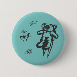 Rocketman Knopf Button