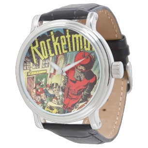 Rocketman Vintage Comicen Armbanduhr