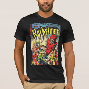 Rocketman Vintage Comicen T-Shirt
