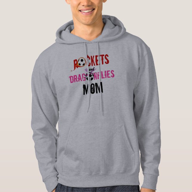 Rockets u. Libellen-Mama Hoodie (Vorderseite)