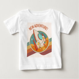 Rocketship Neues Abenteuer Baby T-shirt