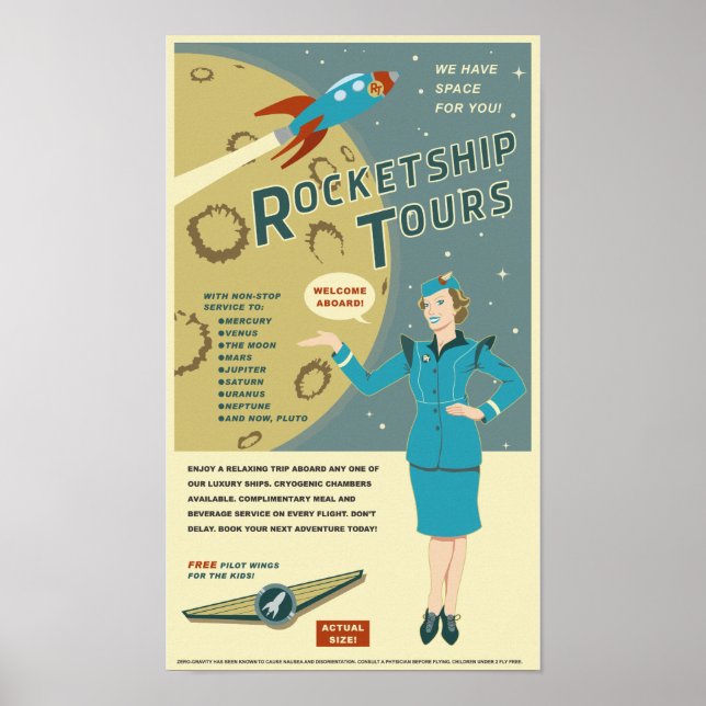 Rocketship Tours Poster (Vorne)