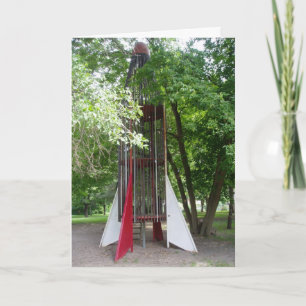 "RocketSlide" Get Well Card Karte