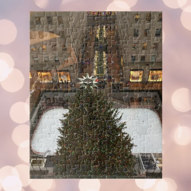 Rockfeller Center Christmas Tree New York City NYC Puzzle (Rockefeller Center Puzzle)