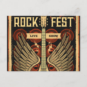 Rockfest Postkarte