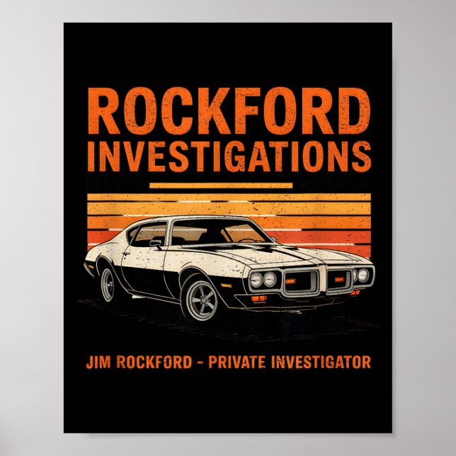 Rockford Detective Agency - Rockford Files  Poster (Vorne)