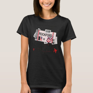 Rockford Girl Rockford Boarding Pass T-Shirt
