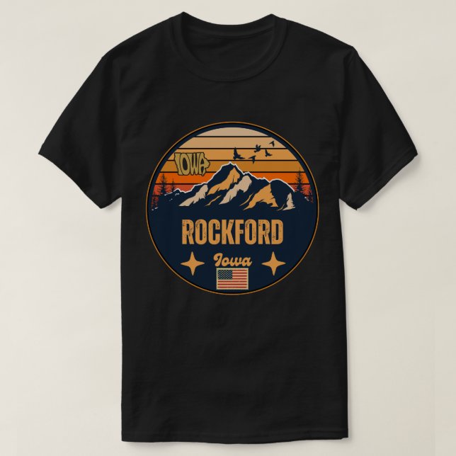Rockford, Iowa T-Shirt (Design vorne)