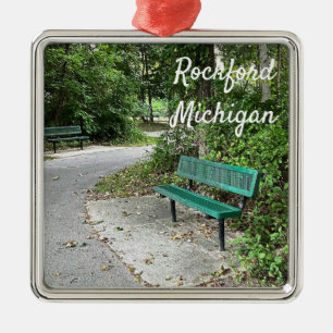 Rockford Michigan White Pine Wandern Ornament Aus Metall