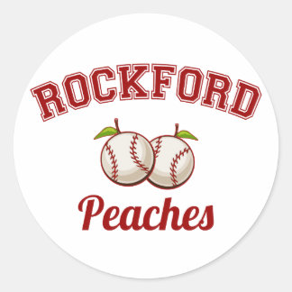 Rockford Peaches Runder Aufkleber