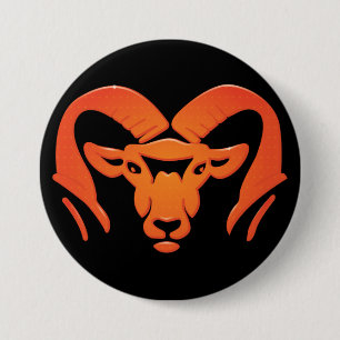 Rockford Rams #4 Button