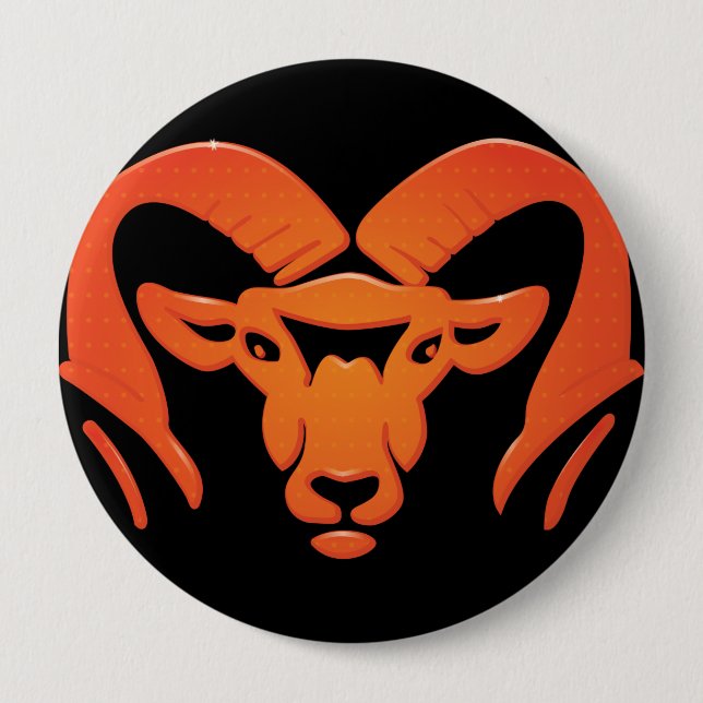 Rockford Rams #4 Button (Vorderseite)