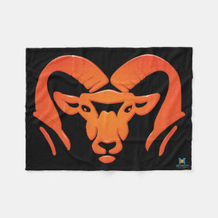 Rockford Rams #4 Fleece Blanket
