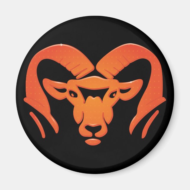 Rockford Rams #4 Magnet (Vorne)