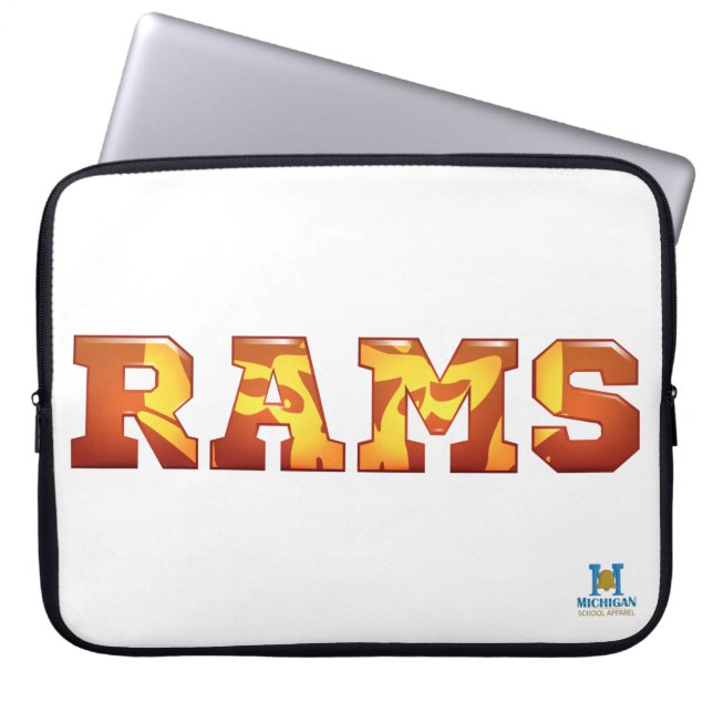 Rockford Rams Laptopschutzhülle (Vorderseite)