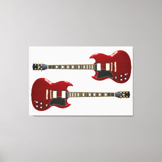 ROCKGITAREN 32x48 Leinwanddruck
