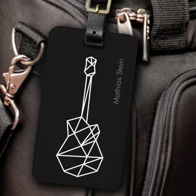 Rockgitarre Gepäckanhänger (Von Creator hochgeladen)