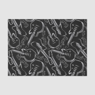 Rockgitarre Seidenpapier