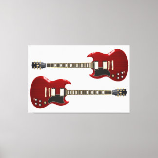 ROCKGITARS 40x60 Leinwanddruck